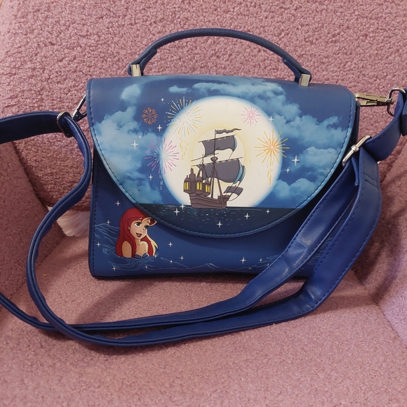 Loungefly Disney The Little Mermaid Glow-in-the-Dark Purse - Picture 3 of 4